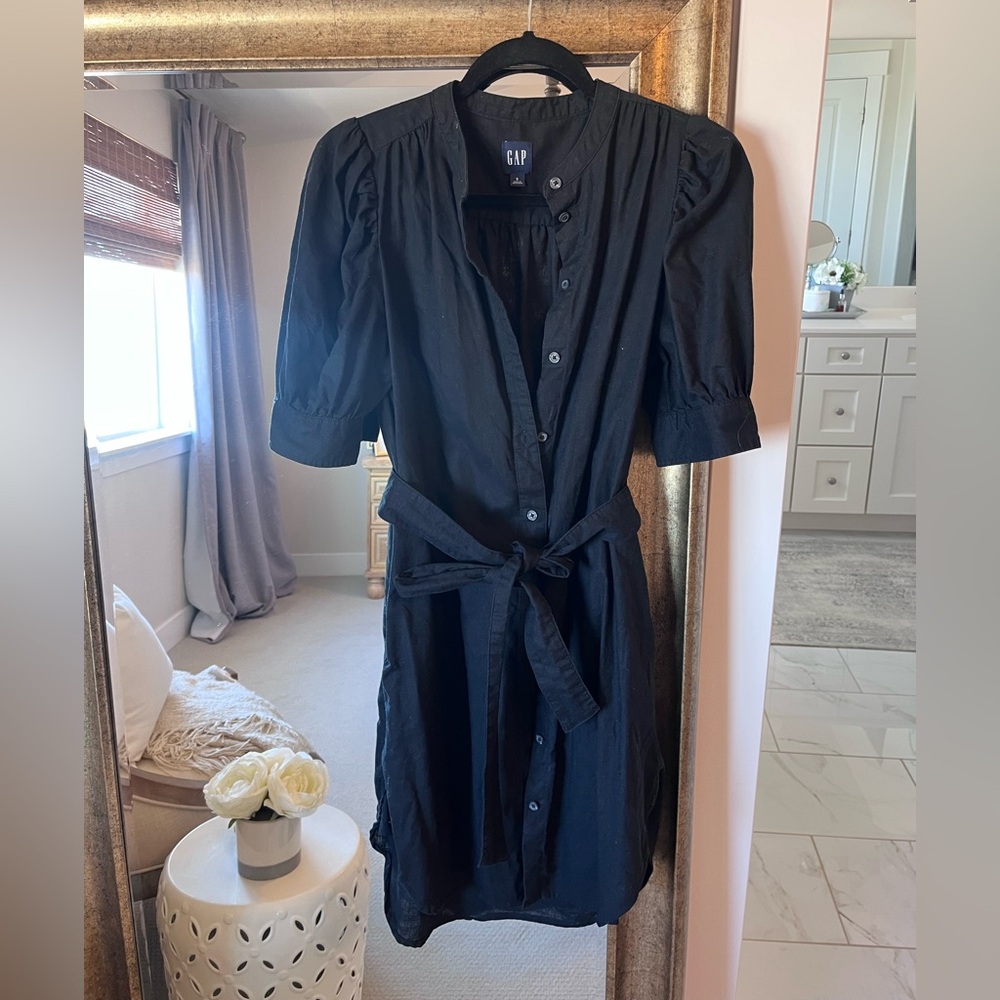 Gap button up shirt dress